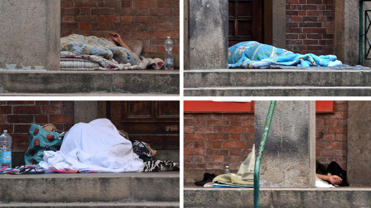 Senzatetto sotto il portico della chiesa, quartiere in rivolta. Il parroco: «Aiutateli, non cacciateli»