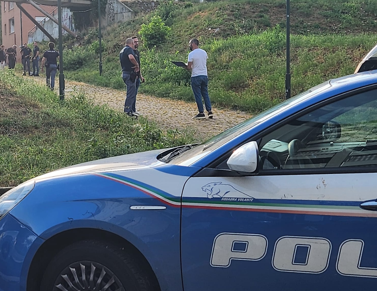 La polizia dov'è stato trovato il cadavere dell'uomo