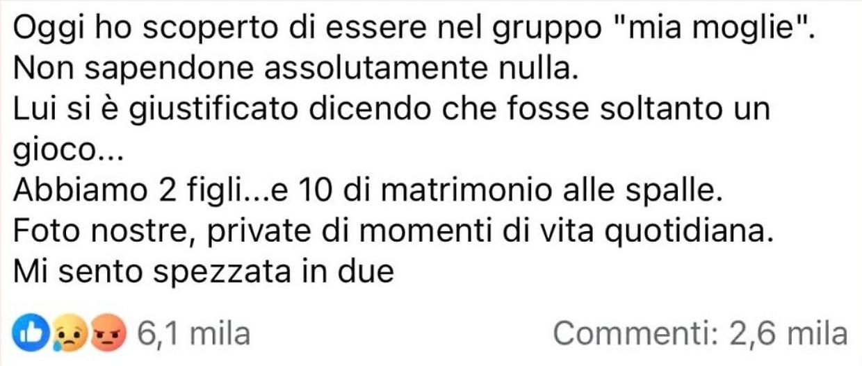 "Ho scoperto di essere nel gruppo 'Mia Moglie', mi sento spezzata in due": il gruppo dello stupro digitale è chiuso, ma i danni restano