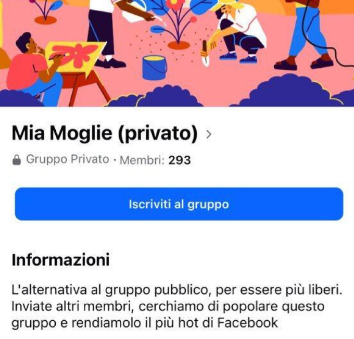 Il gruppo dello stupro digitale "Mia Moglie" riaperto da un uomo di Nichelino