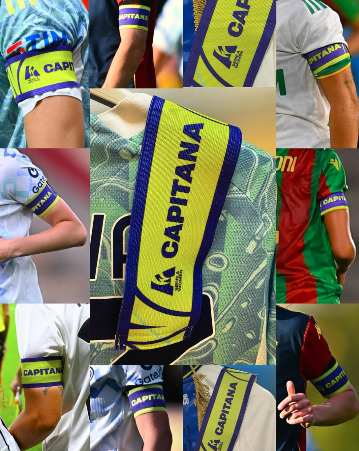 Serie A femminile, le nuove fasce “Capitana”