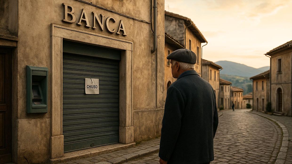 Banche, allarme chiusure: 13 milioni di italiani rischiano di restare senza sportelli