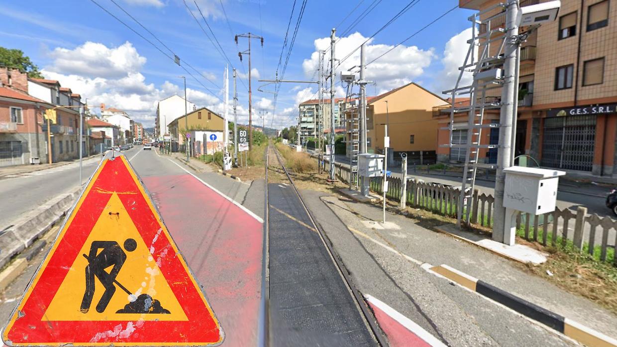 Nichelino, lavori al passaggio a livello di via Torino: deviazioni e rallentamenti in arrivo