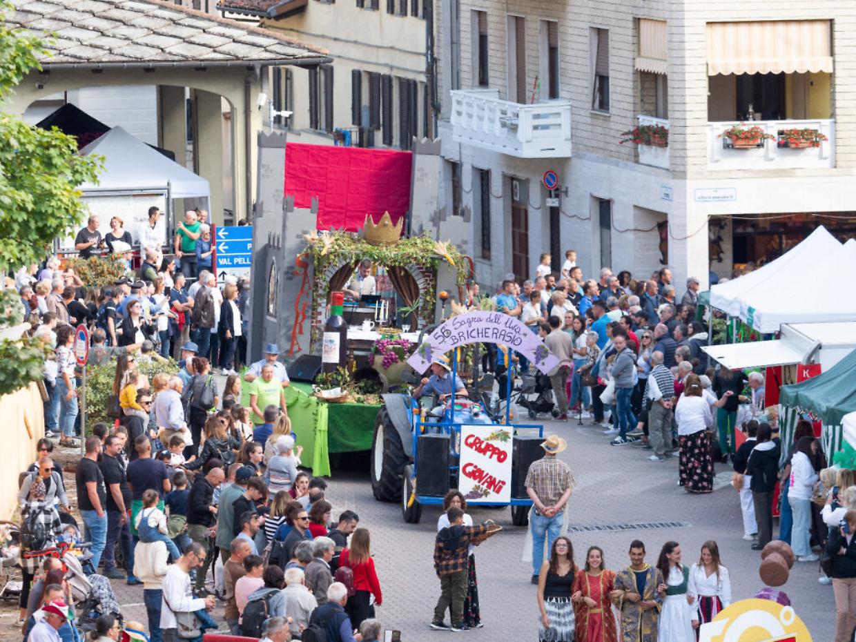 Bricherasio, al via la 57ª edizione della Sagra dell’Uva