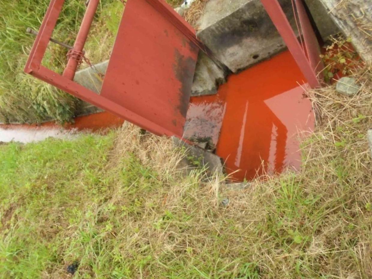 Acque rosse nel canale tra Cervasca e Cuneo: individuato il responsabile
