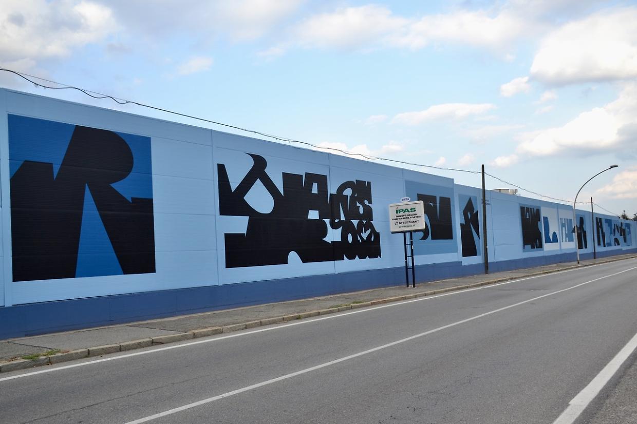 Murale di Rosa Chemical a Grugliasco
