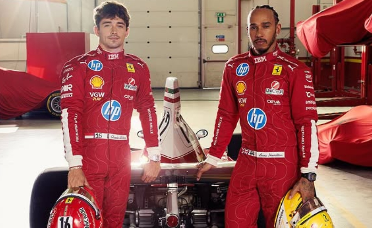 Leclerc e Hamilton