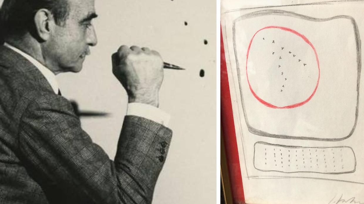 Il segreto di Lucio Fontana disvelato da Gustavo Rol: ecco la verità sul disegno misterioso