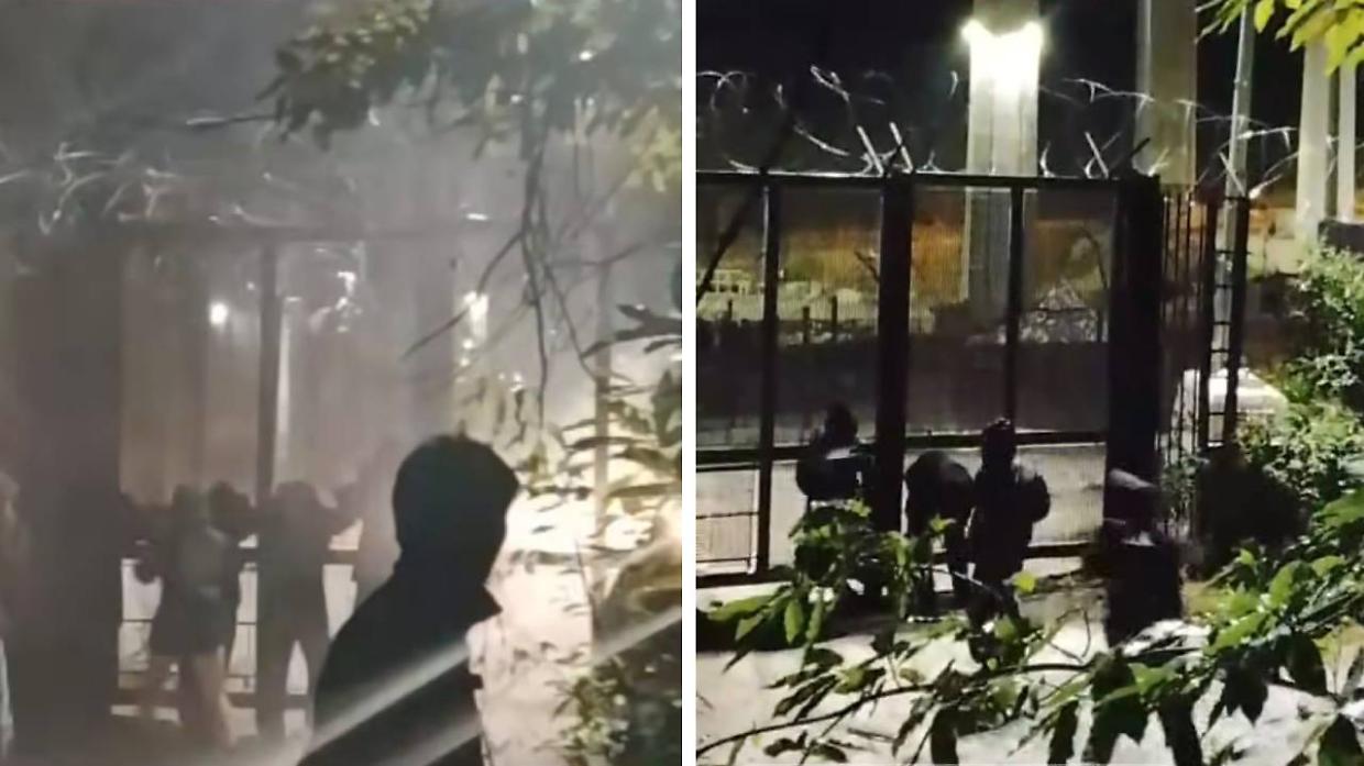 No Tav lanciano pietre al cantiere: la polizia risponde con gli idranti