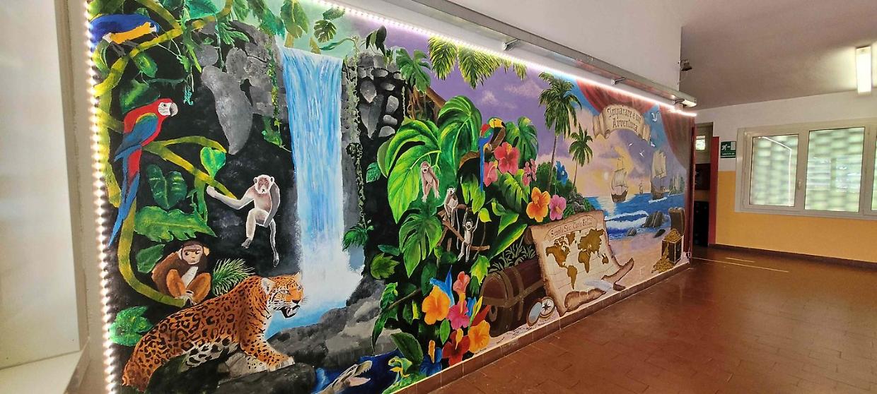 "Imparare è un'avventura": a San Giorgio Canavese la scuola diventa un'opera d'arte