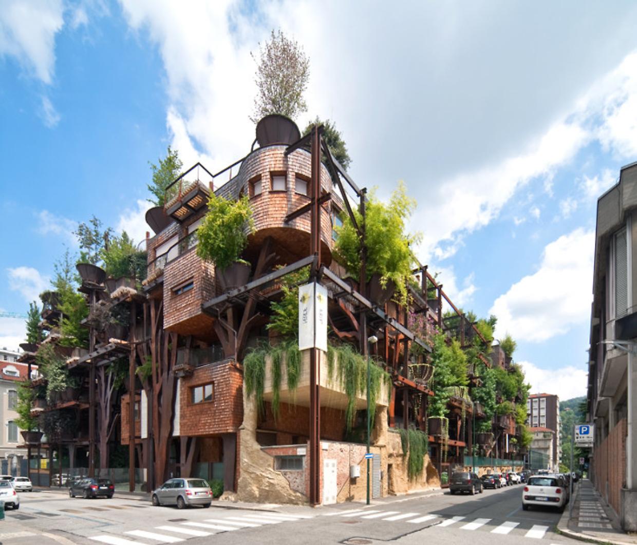 Torino, il condominio 25 Verde