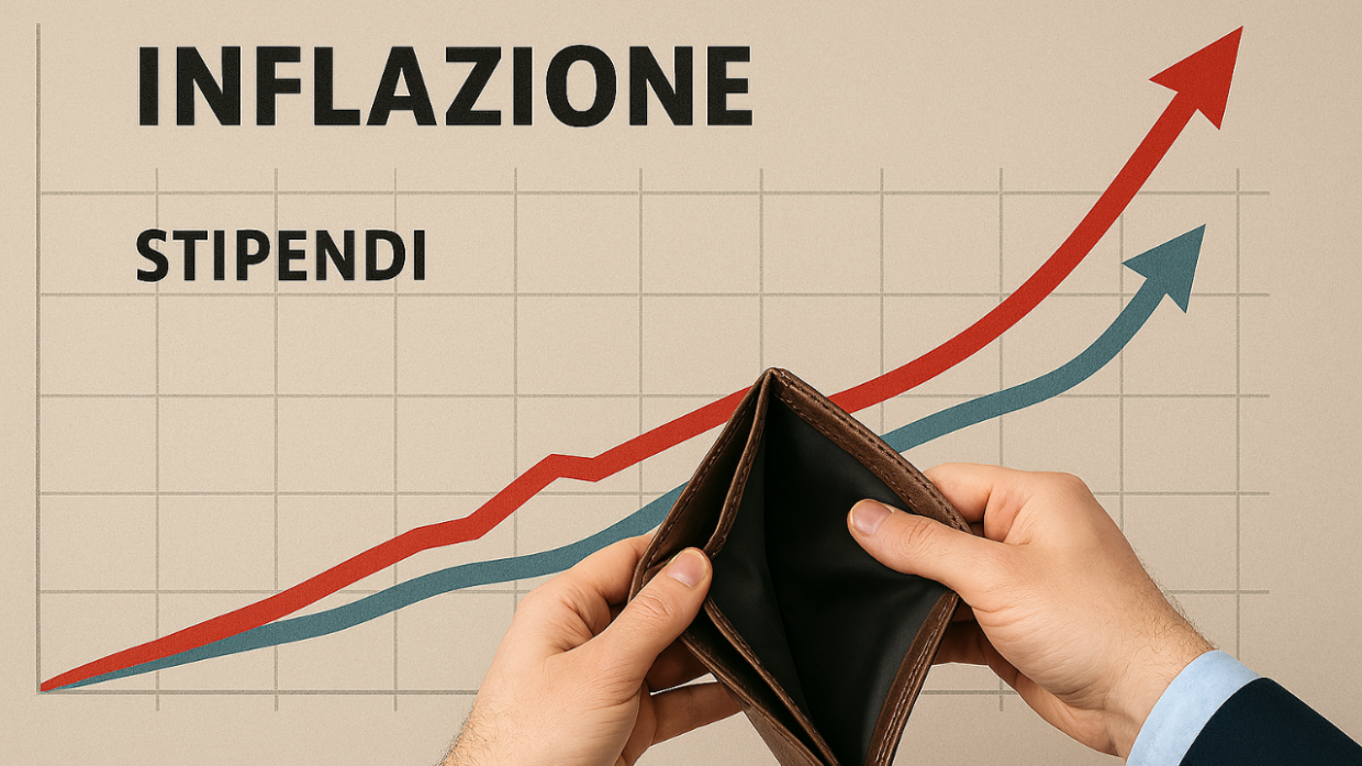 Stipendi e inflazione: ecco come siamo diventati più poveri in 10 anni