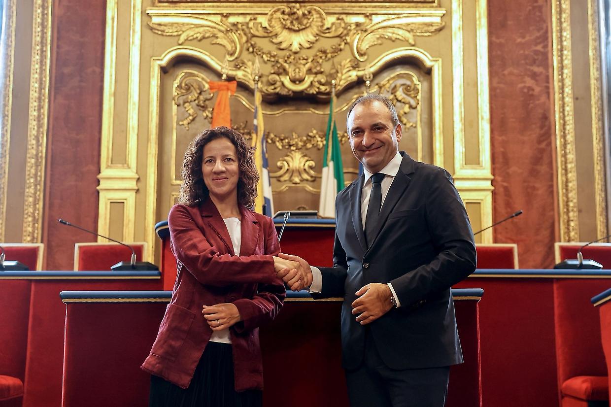 Minzatu e Lo Russo in Sala Rossa