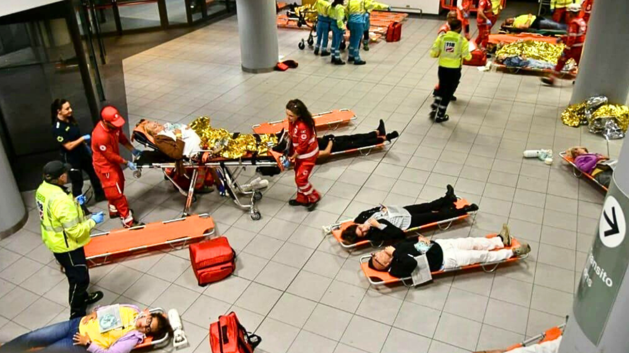 Disastro aereo a Caselle ma (per fortuna) è solo una esercitazione