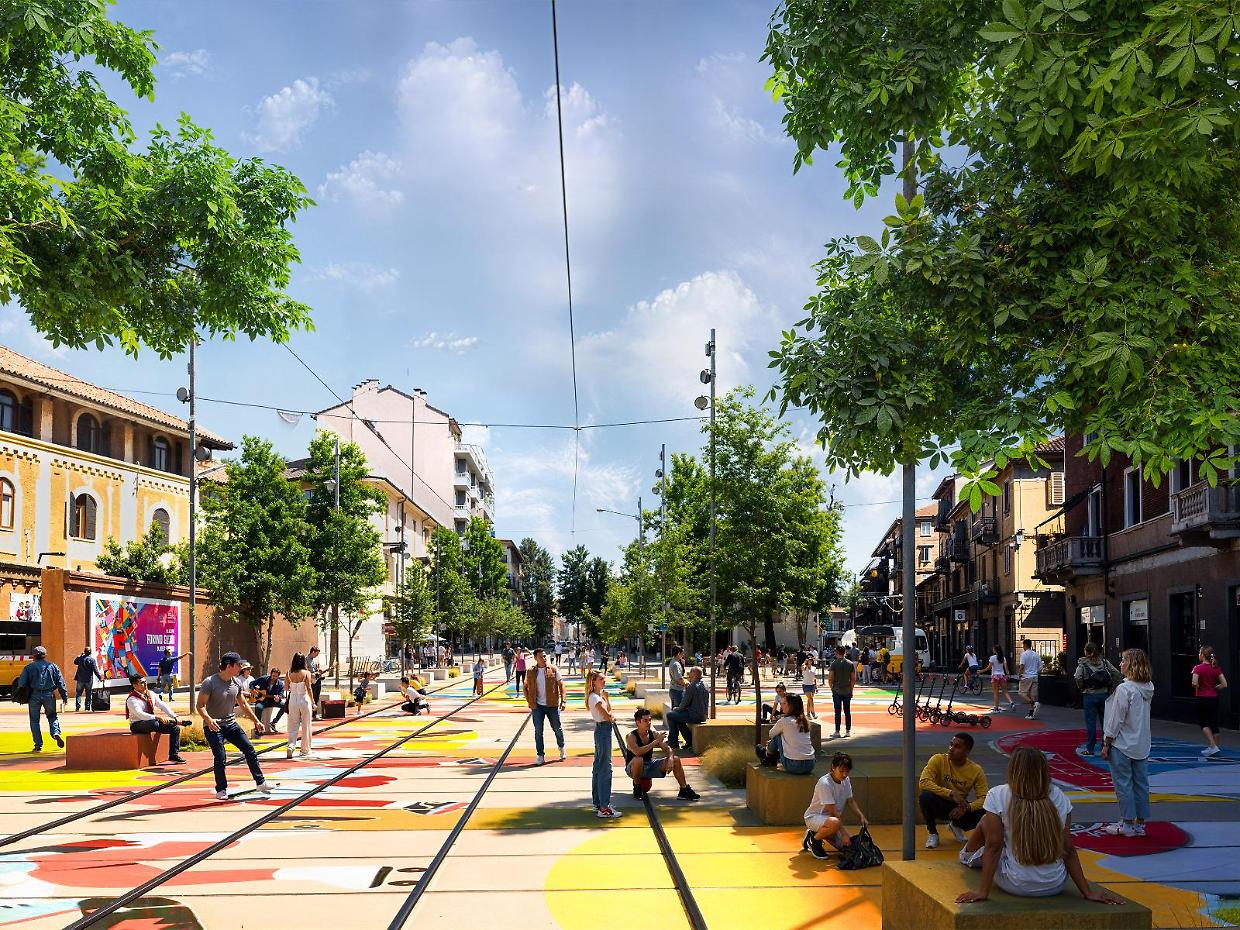 I tre chilometri di buone intenzioni : la “rambla”  Aurora-Barriera che ancora divide
