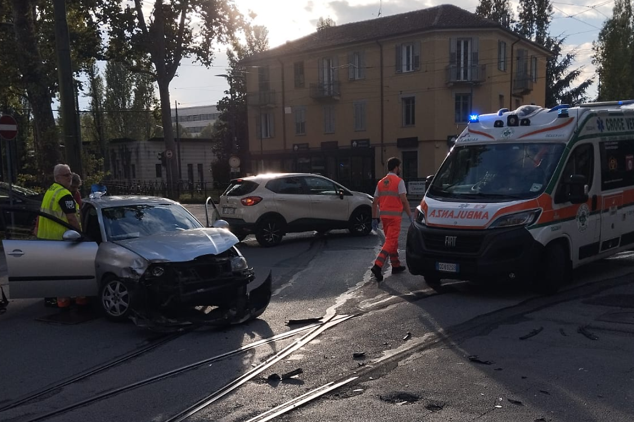 La scena dell'incidente