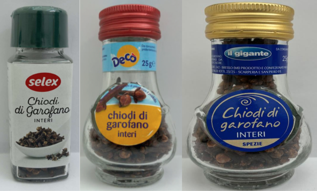 Allerta alimentare: richiamati lotti di chiodi di garofano contaminati da pesticidi