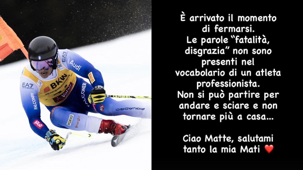 Matteo Franzoso deceduto dopo un trauma cranico, il saluto della sorella di Matilde Lorenzi sui social