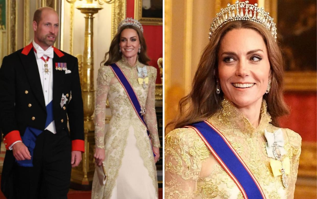 Kate Middleton splende a Windsor: l’omaggio a Lady Diana che ha conquistato il banchetto reale