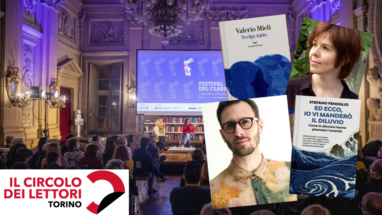 Settimana al Circolo dei Lettori: tra gli ospiti Valerio Mieli, Jiulia Deck, Antonio Pascale e Francesco Taverna