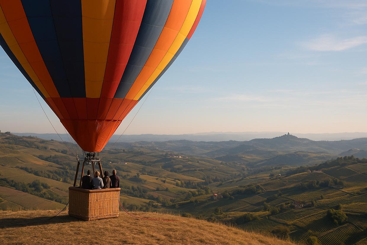 Vedere le Langhe da una mongolfiera: torna "Narzole in Volo"