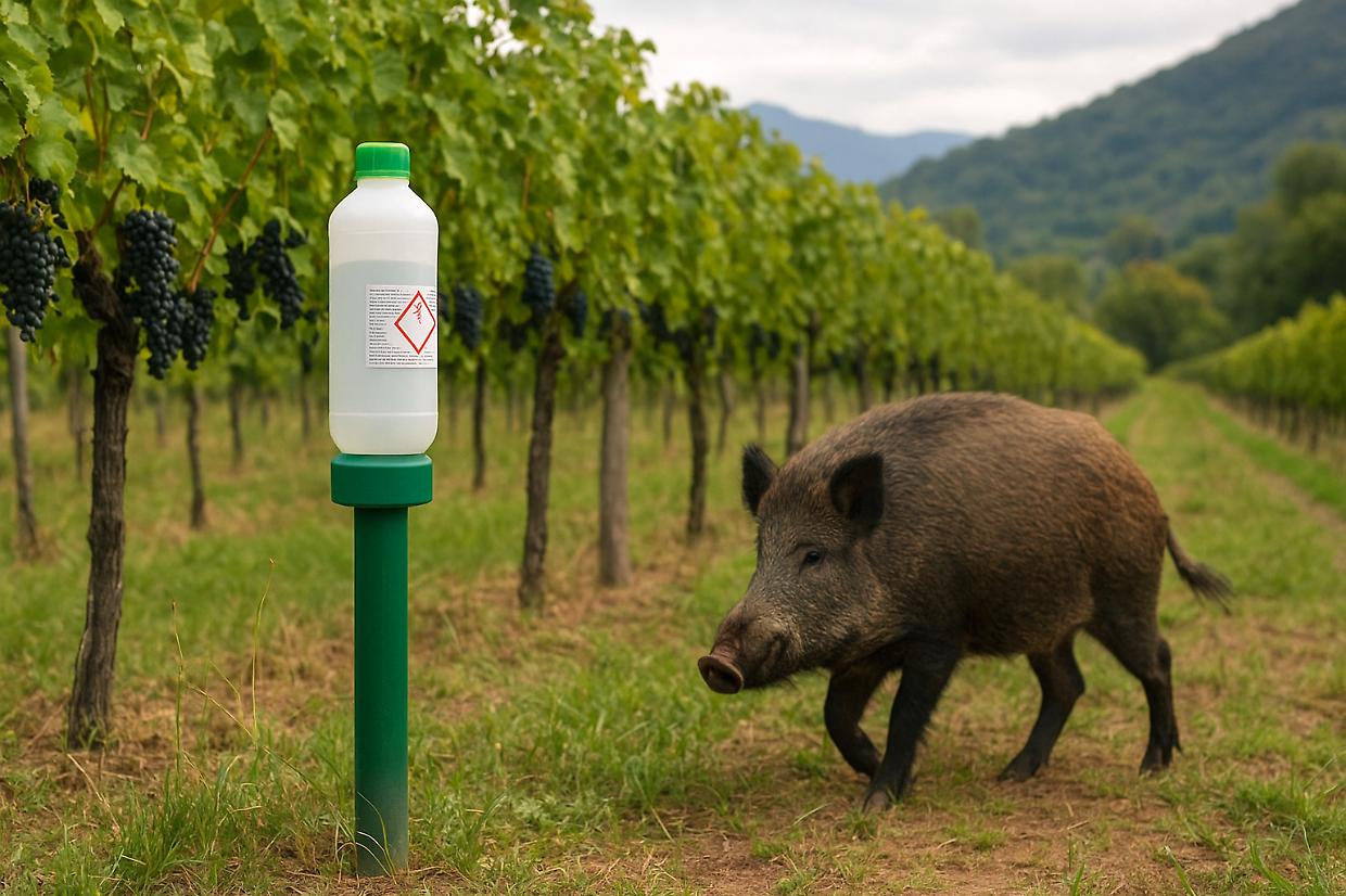 Arrivano i dissuasori anti-cinghiali: profumi speciali per salvare vigne e frutteti