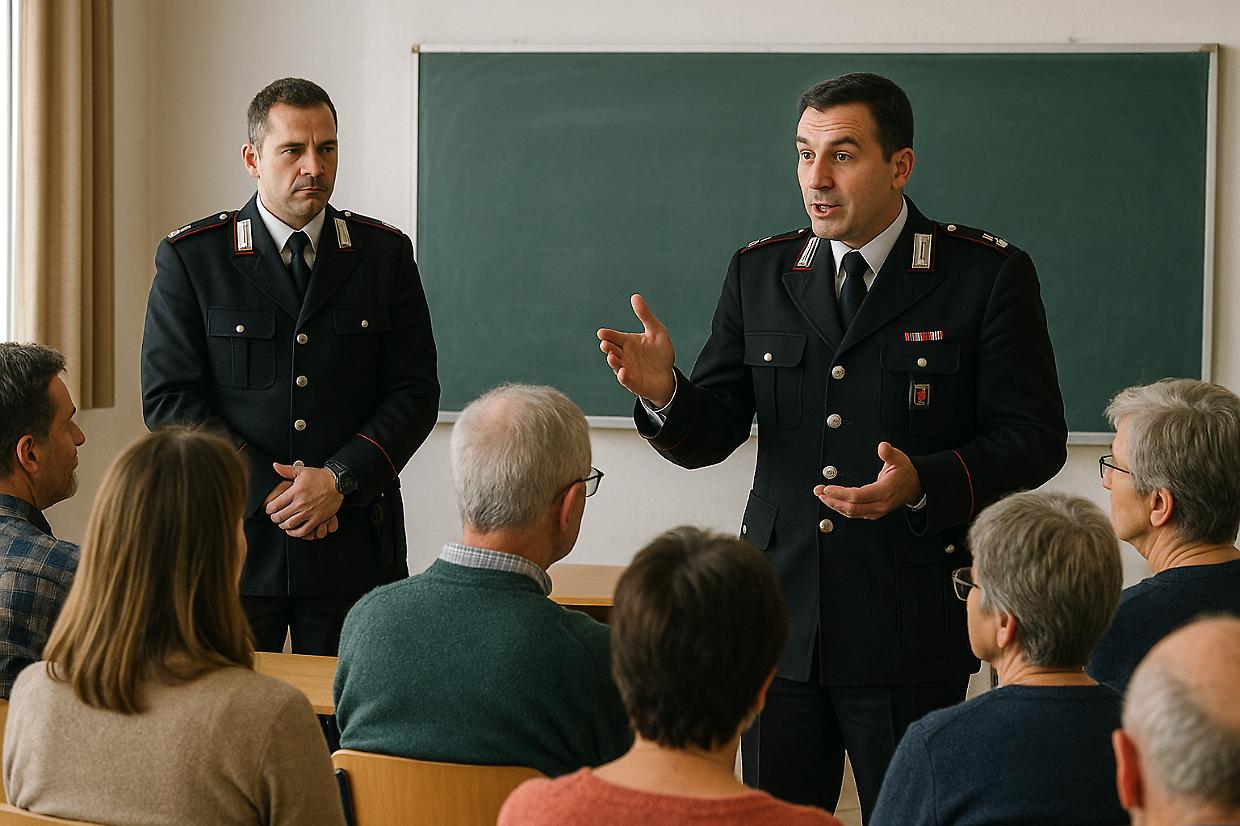 Savigliano, incontro con i carabinieri: come difendersi da truffe e furti