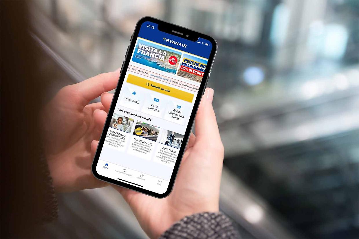 Ryanair, dal 12 novembre le carte d’imbarco saranno solo sul telefono