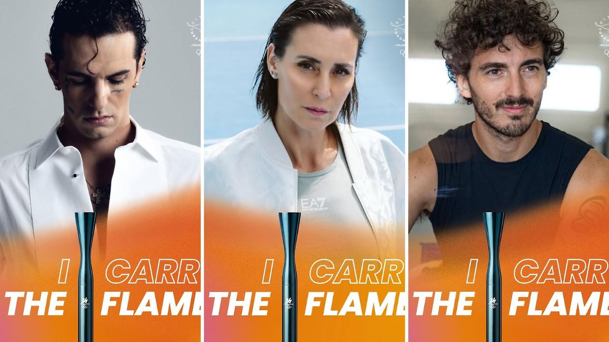 Achille Lauro, Flavia Pennetta e Francesco Bagnaia