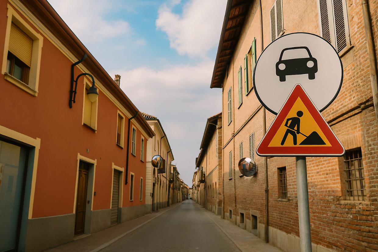 Bra, chiude via Umberto I: date, orari e info sulle modifiche al traffico