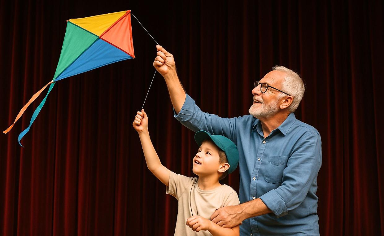 Marene, la stagione teatrale si apre con “Mio nonno vola gli aquiloni” per la Festa dei Nonni