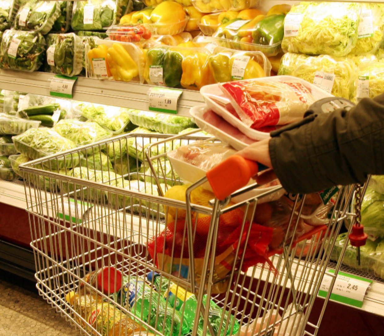 La spesa costa circa 366 euro in più... ma il carrello lascia a desiderare