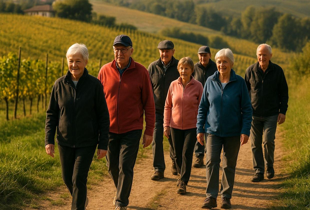 Ripartono i gruppi di cammino a Castagnole delle Lanze: salute e socialità tra le colline Unesco