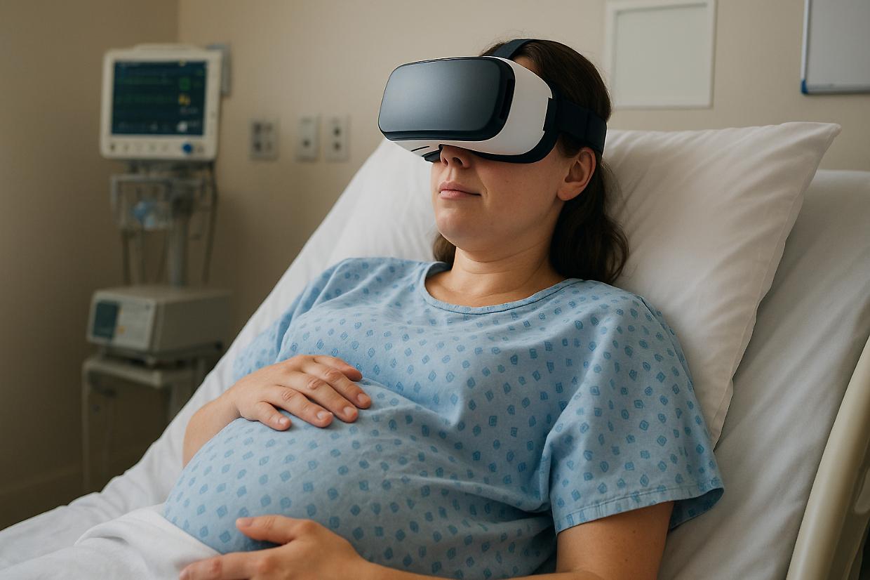 A Torino si partorisce con la realtà virtuale: tra paesaggi fantastici e sensazioni immersive