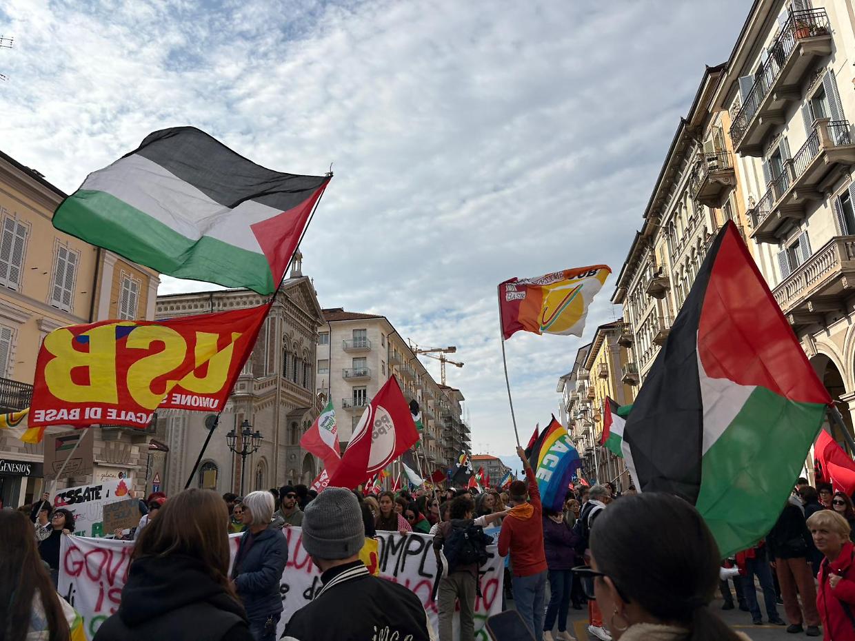 Piemonte, marea di scioperi per la Palestina: ecco tutte le proteste