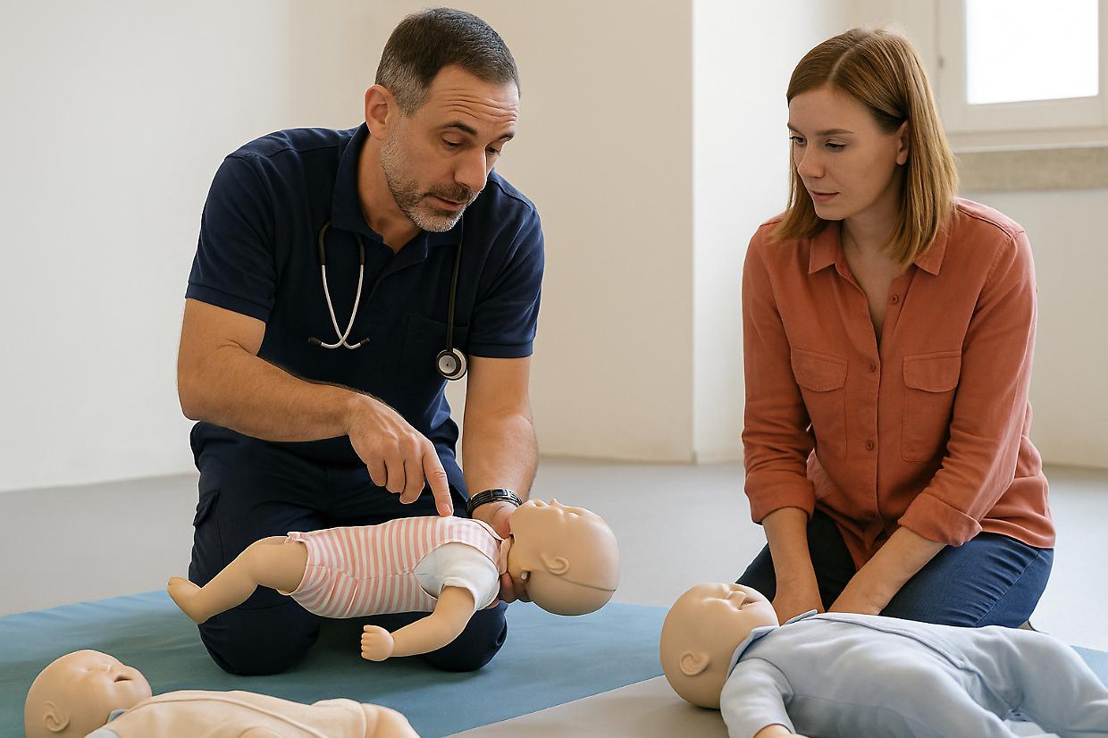 Agliè, giornata di formazione sulle manovre salvavita pediatriche con l’Asl To4