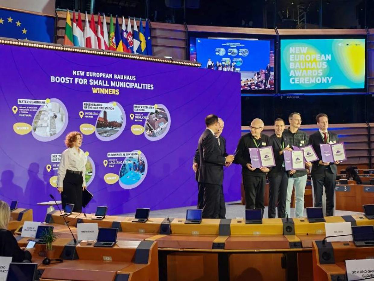 Il Politecnico di Torino premiato a Bruxelles per la rigenerazione di Gagliano Aterno