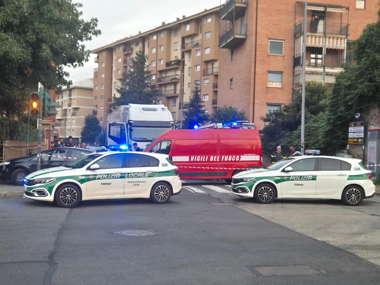 La scena dell'incidente 
