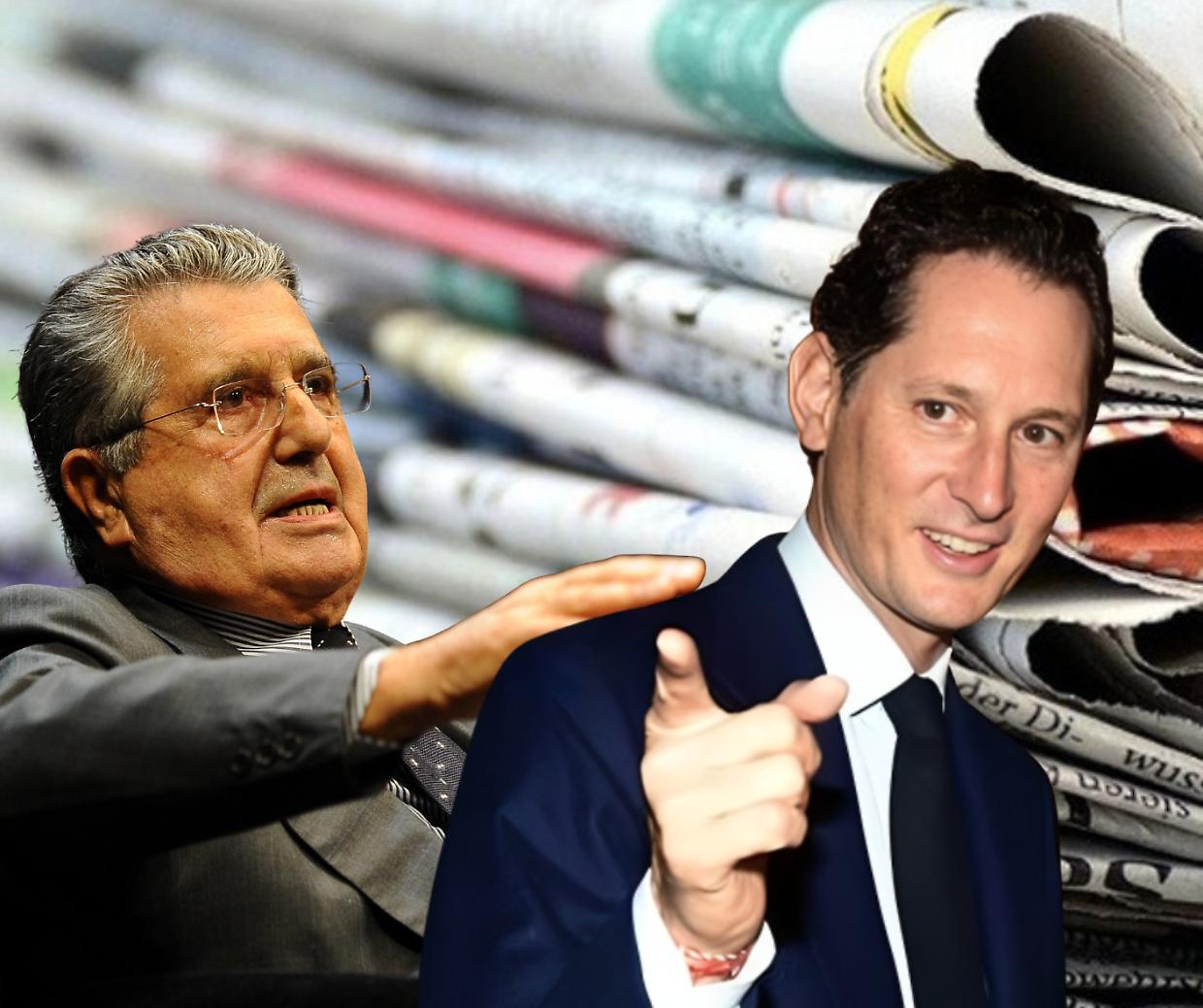 Se Elkann e DeBenedetti danno via i giornali, occhio a Cairo...