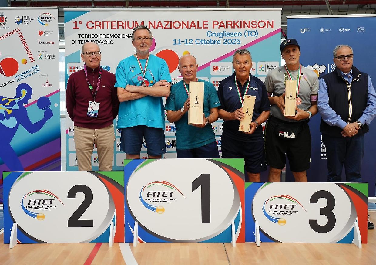 Un successo il 1° Criterium Parkinson, il presidente FITeT Di Napoli: «Il prossimo anno organizzeremo i Campionati Italiani»