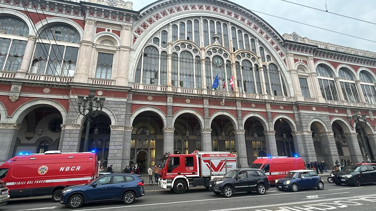Pompieri sul posto a Porta Nuova per un allarme antincendio