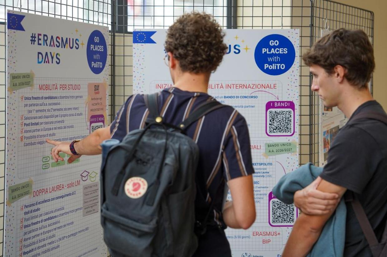 Erasmus Days al Politecnico di Torino, oltre mille studenti ogni anno scelgono di studiare all'estero