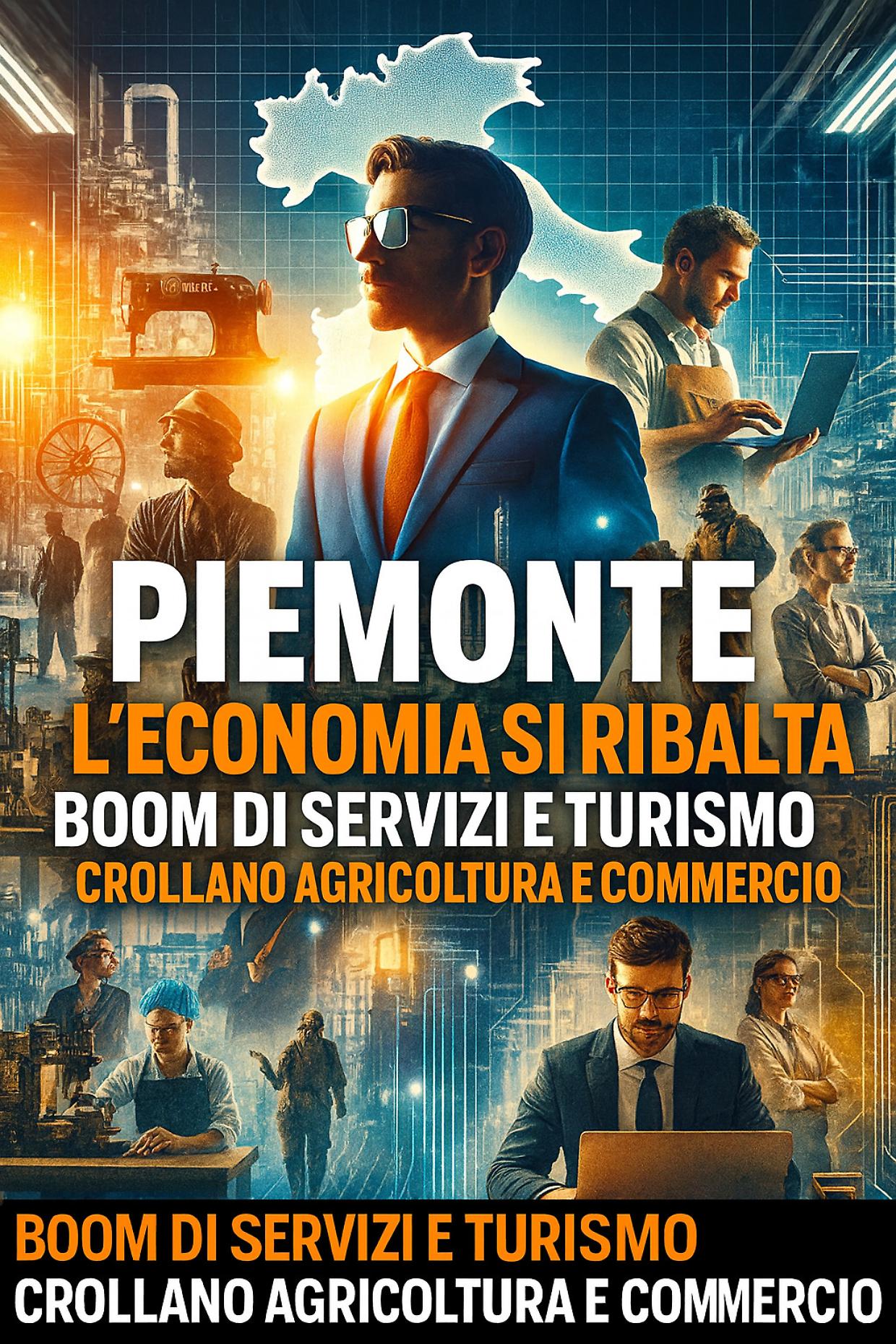 Piemonte, economia a due velocità: chi sale (poco) e chi scende I NUMERI