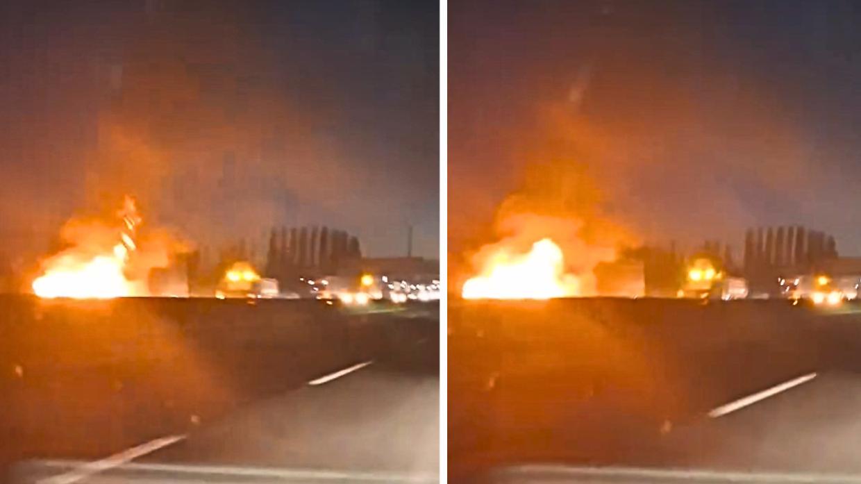Incendio sull'autostrada A4 Torino-Milano: traffico in tilt e 3 chilometri di coda 