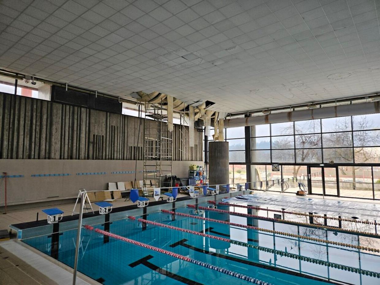Asti riapre la piscina comunale: finiti i lavori dopo il crollo del soffitto