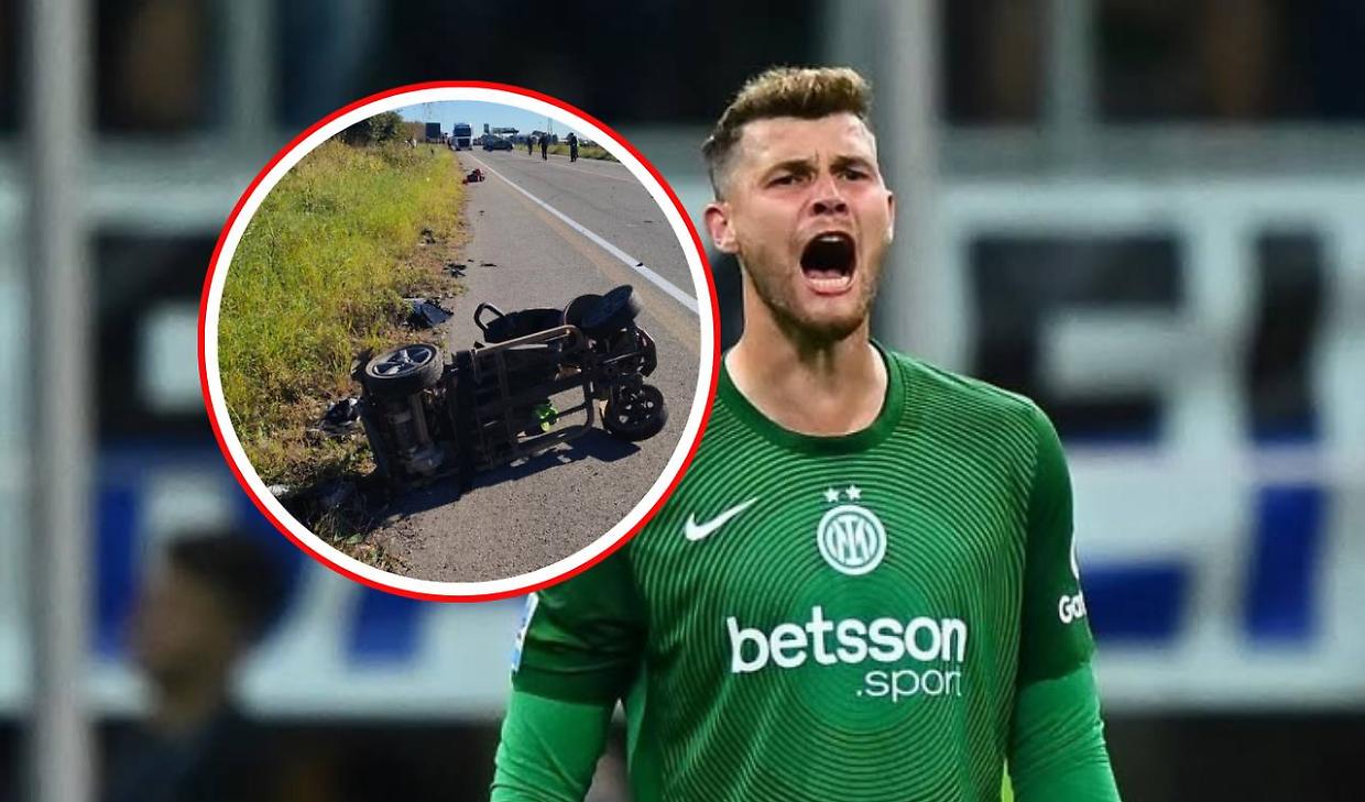 Josep Martinez e il luogo dell'incidente (Fonte PrimaComo)