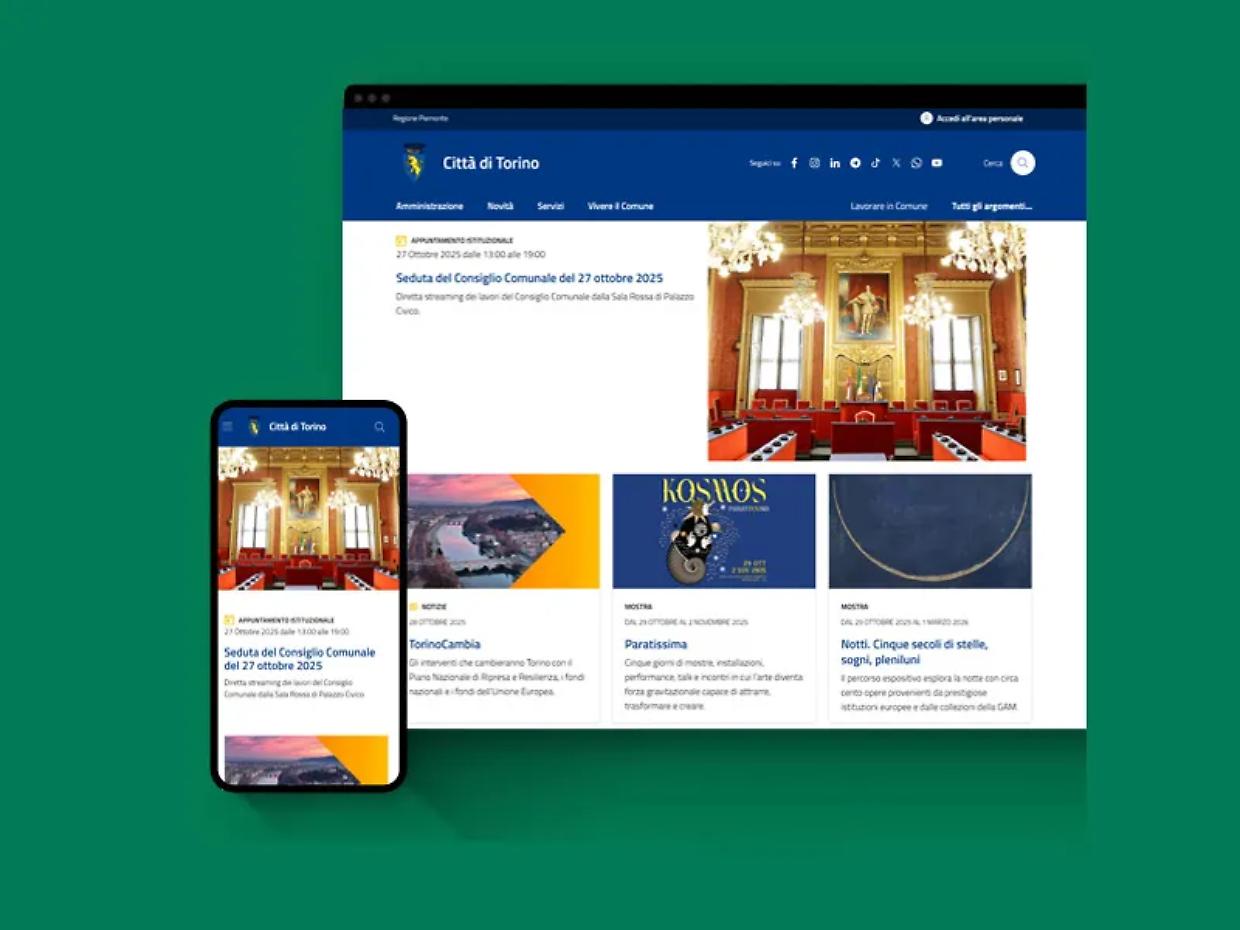 Torino lancia il nuovo sito istituzionale, più accessibile, moderno e vicino ai cittadini