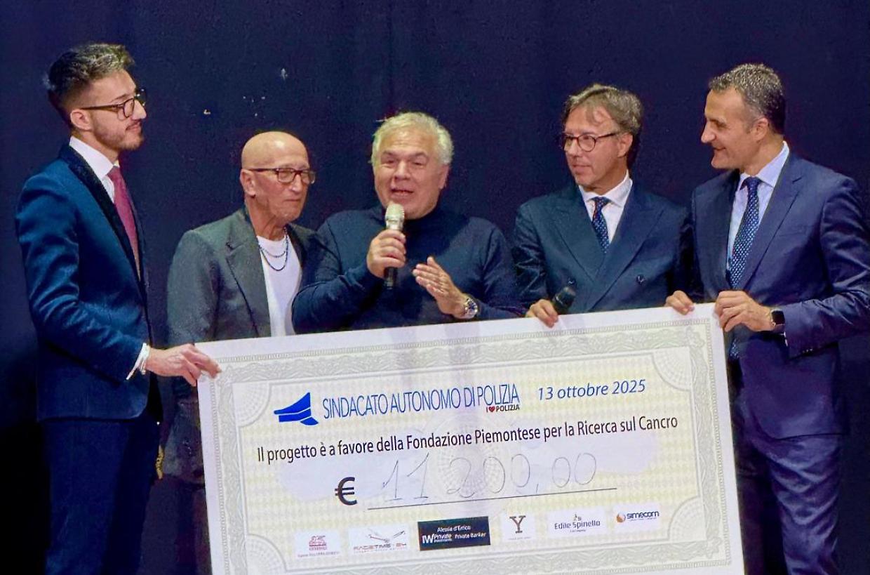 Sap Piemonte dona 11mila euro alla ricerca sul cancro