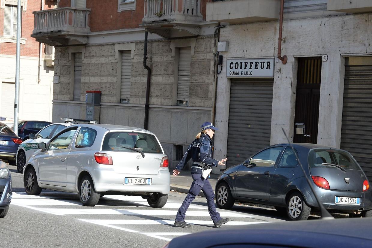 Il luogo dell'investimento, in corso Regio Parco