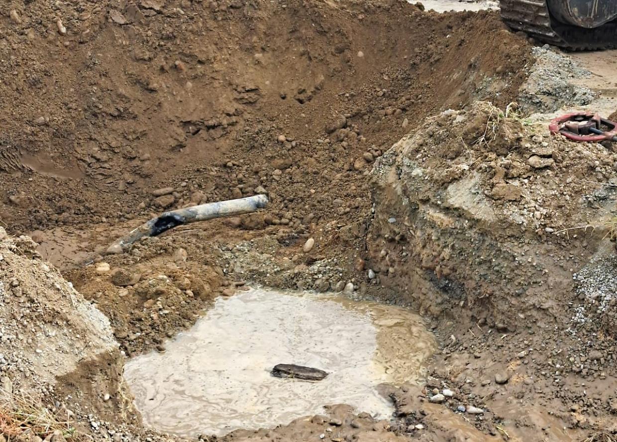 Chivasso, frazione senz’acqua per una rottura alla condotta a Pratoregio